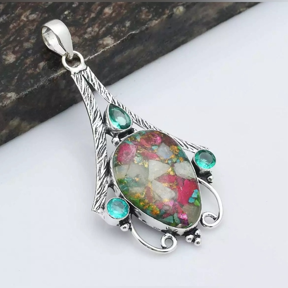 OYSTER TURQUOISE PENDANT